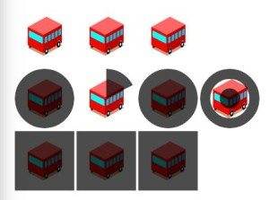 CSS3 border transition effects