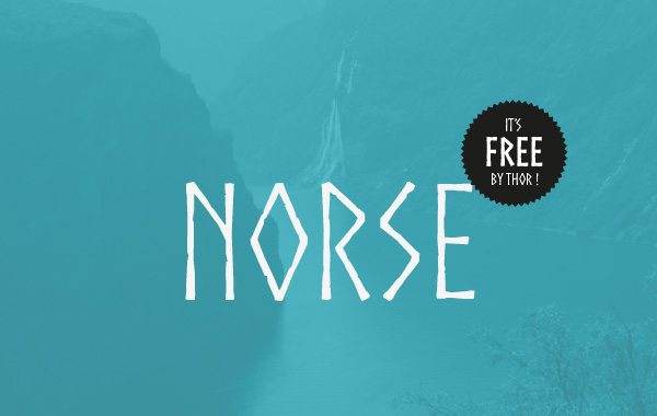 Free Font Of The Day Norse