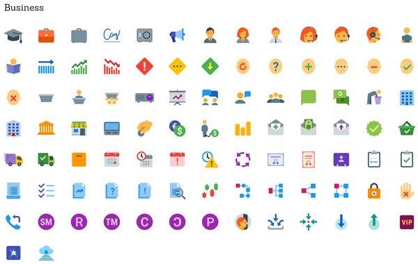 300+ Free Flat Color Icons (SVG)