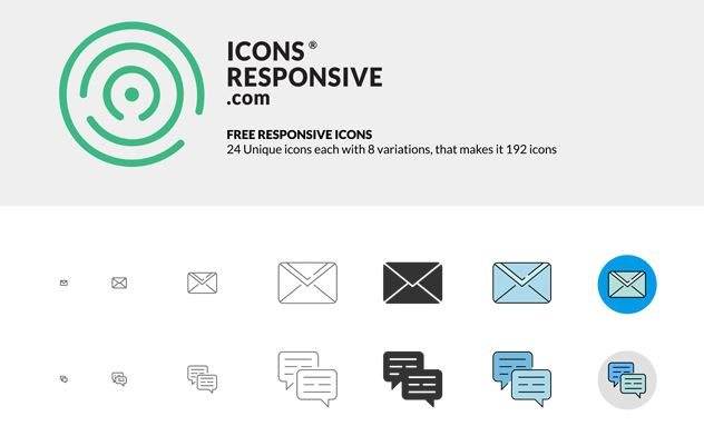 icon responsive