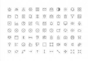 Micons Outlined Icons