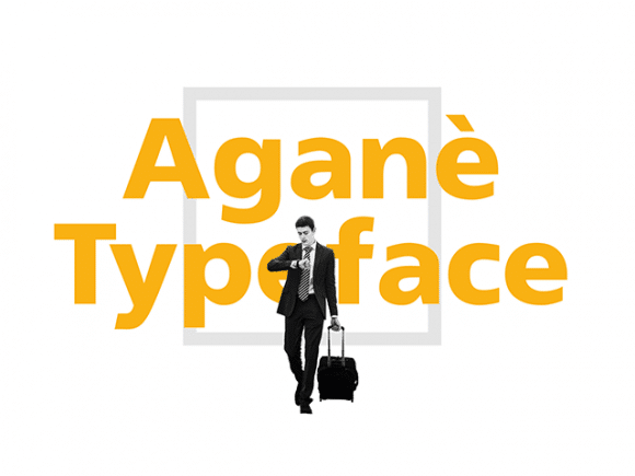 agane free font