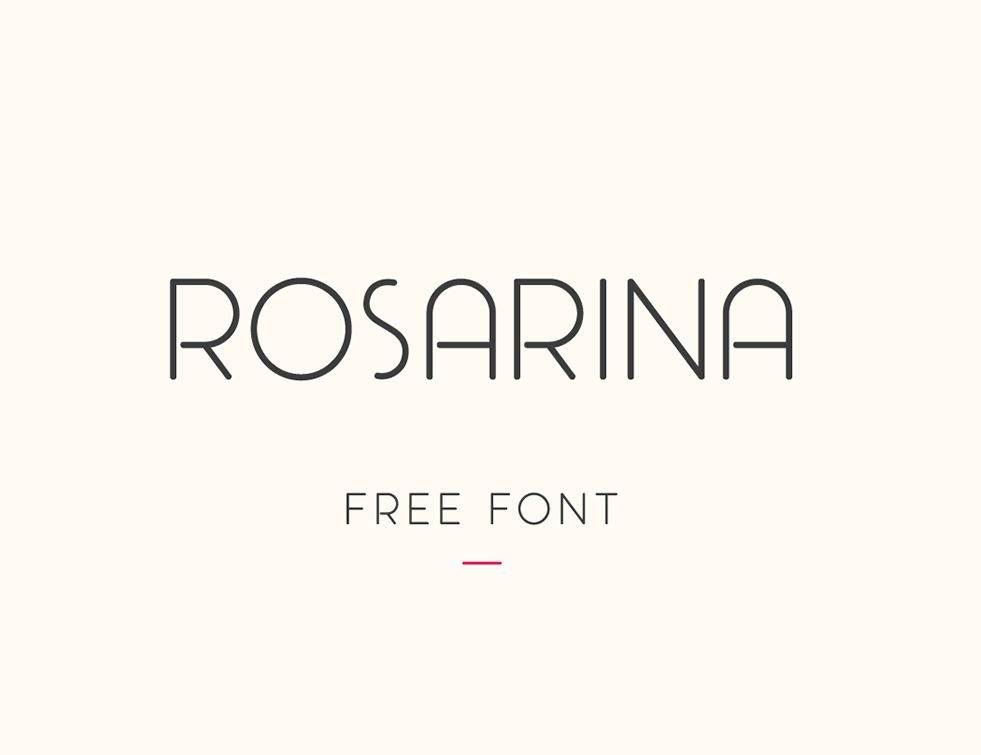 rosarina font fit